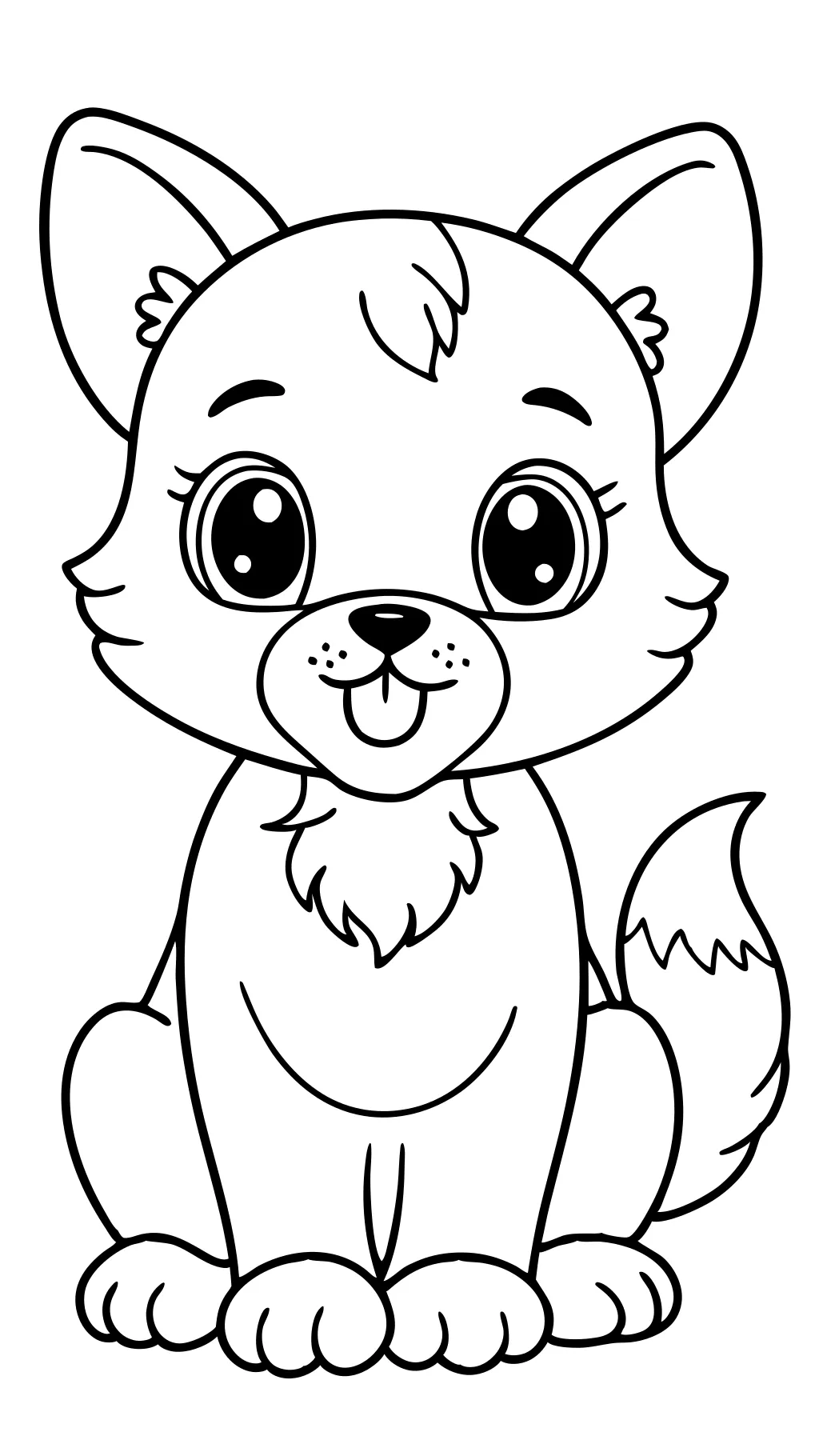 printable cute animal coloring pages